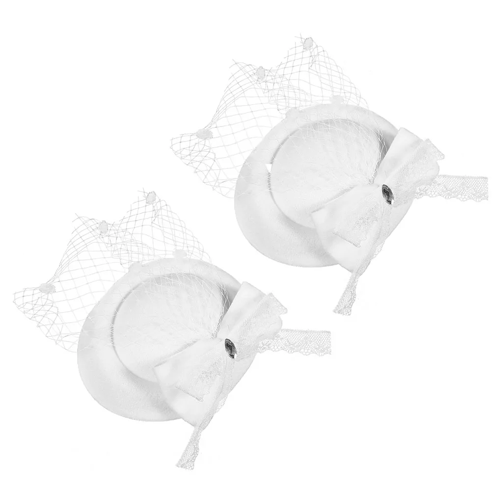2pcs Beret Headpiece Mesh Wedding Hat White Fascinators Hat Fascinator Bridal Headdress Women Party Accessories
2pcs Beret Headpiece Mesh Wedding Hat White Fascinators Hat Fascinator Bridal Headdress Women Party Accessories