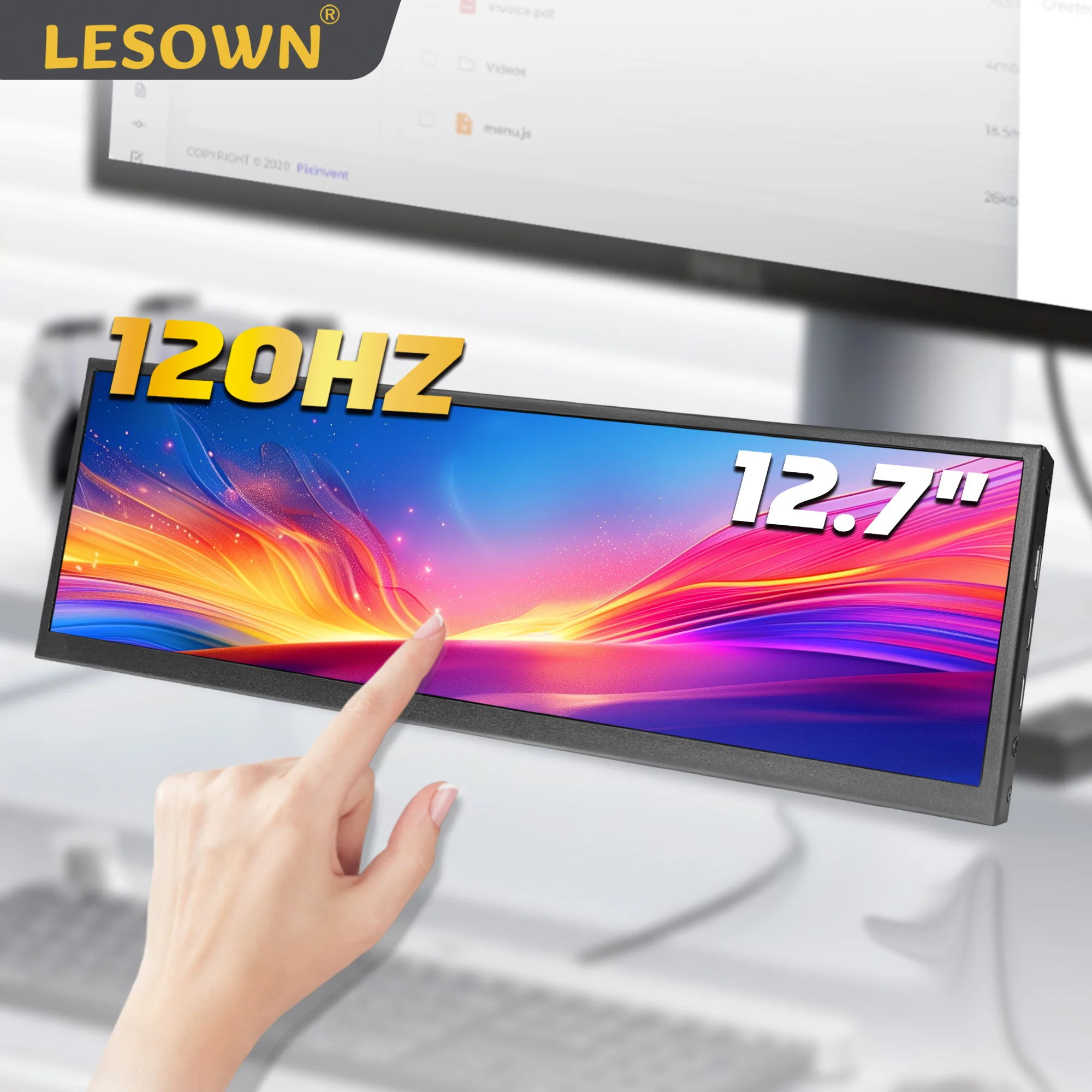 LESOWN Raspberry Pi Дисплей Сенсорный экран 12,7-дюймовый ПК Внешняя панель 2880×864 IPS Монитор температуры процессора для Raspberry Pi
LESOWN Raspberry Pi Дисплей Сенсорный экран 12,7-дюймовый ПК Внешняя панель 2880×864 IPS Монитор температуры процессора для Raspberry Pi