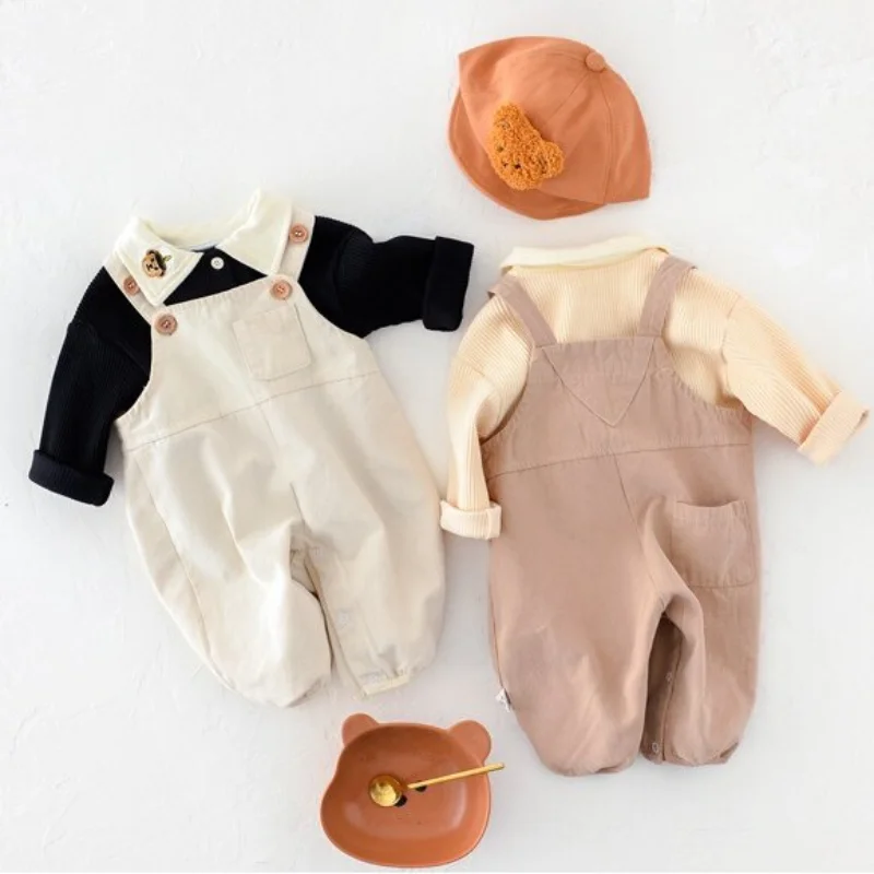 Spring Autumn Baby Clothes Infant Boy Girl Solid Color Bib Pants Overalls
Spring Autumn Baby Clothes Infant Boy Girl Solid Color Bib Pants Overalls
