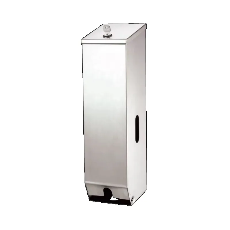 Stainless steel toilet paper dispenser holder can be used in hotels; motels
Stainless steel toilet paper dispenser holder can be used in hotels; motels