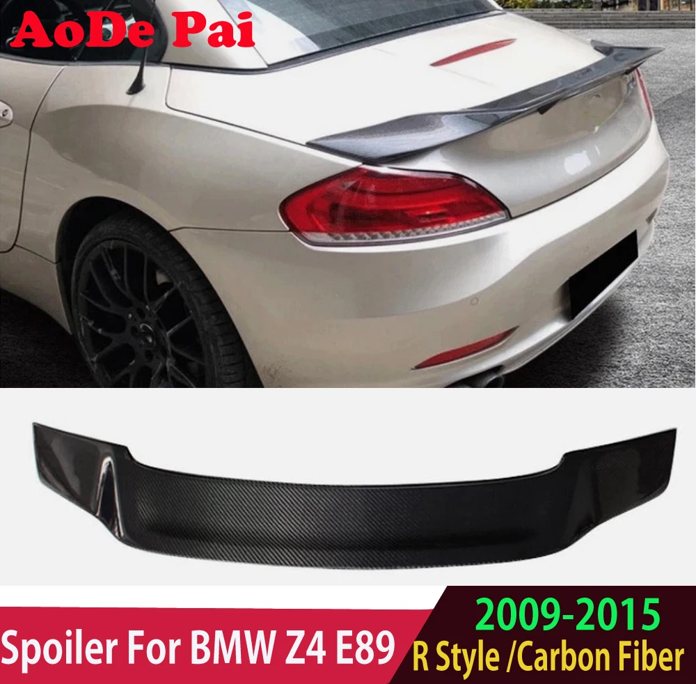 R Rentech Style Carbon Fiber Rear Boot Trunk Wing Spoiler Ducktail For BMW Z4 E89 2009-2015
R Rentech Style Carbon Fiber Rear Boot Trunk Wing Spoiler Ducktail For BMW Z4 E89 2009-2015