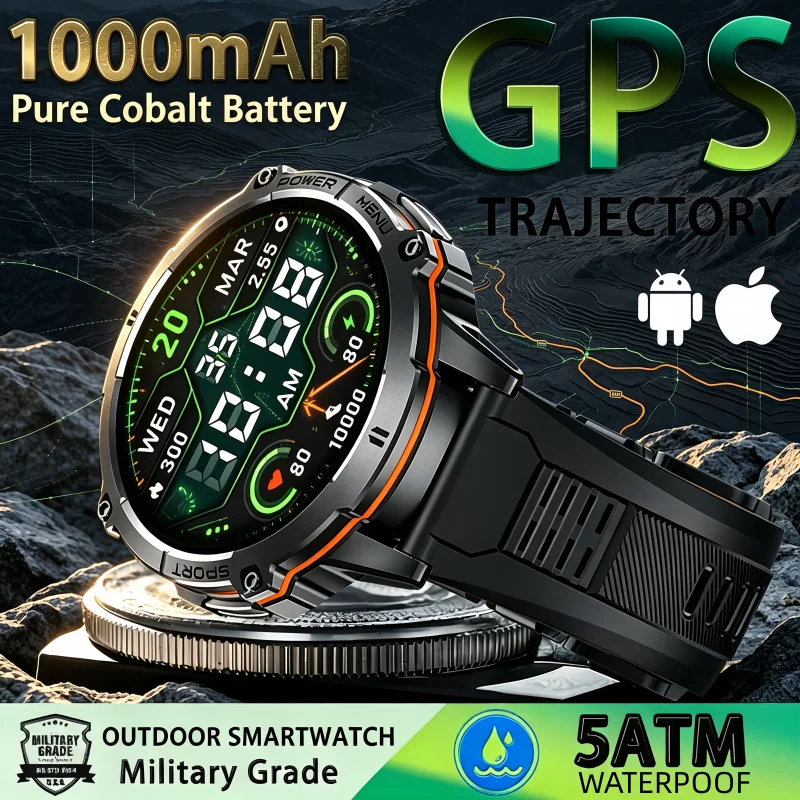 T-Rex 3 Military Grade 1000mAh Battery Smart Watch 10ATM Waterproof GPS Compass Altimeter Call AMOLED Men Swim Sports Smartwatch
T-Rex 3 Military Grade 1000mAh Battery Smart Watch 10ATM Waterproof GPS Compass Altimeter Call AMOLED Men Swim Sports Smartwatch