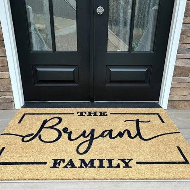 Personalized Custom Coir Doormat Family Name Welcome Mat Housewarming Wedding Gift Front Door Decor Outdoor Rug Real Estate Gift
Personalized Custom Coir Doormat Family Name Welcome Mat Housewarming Wedding Gift Front Door Decor Outdoor Rug Real Estate Gift