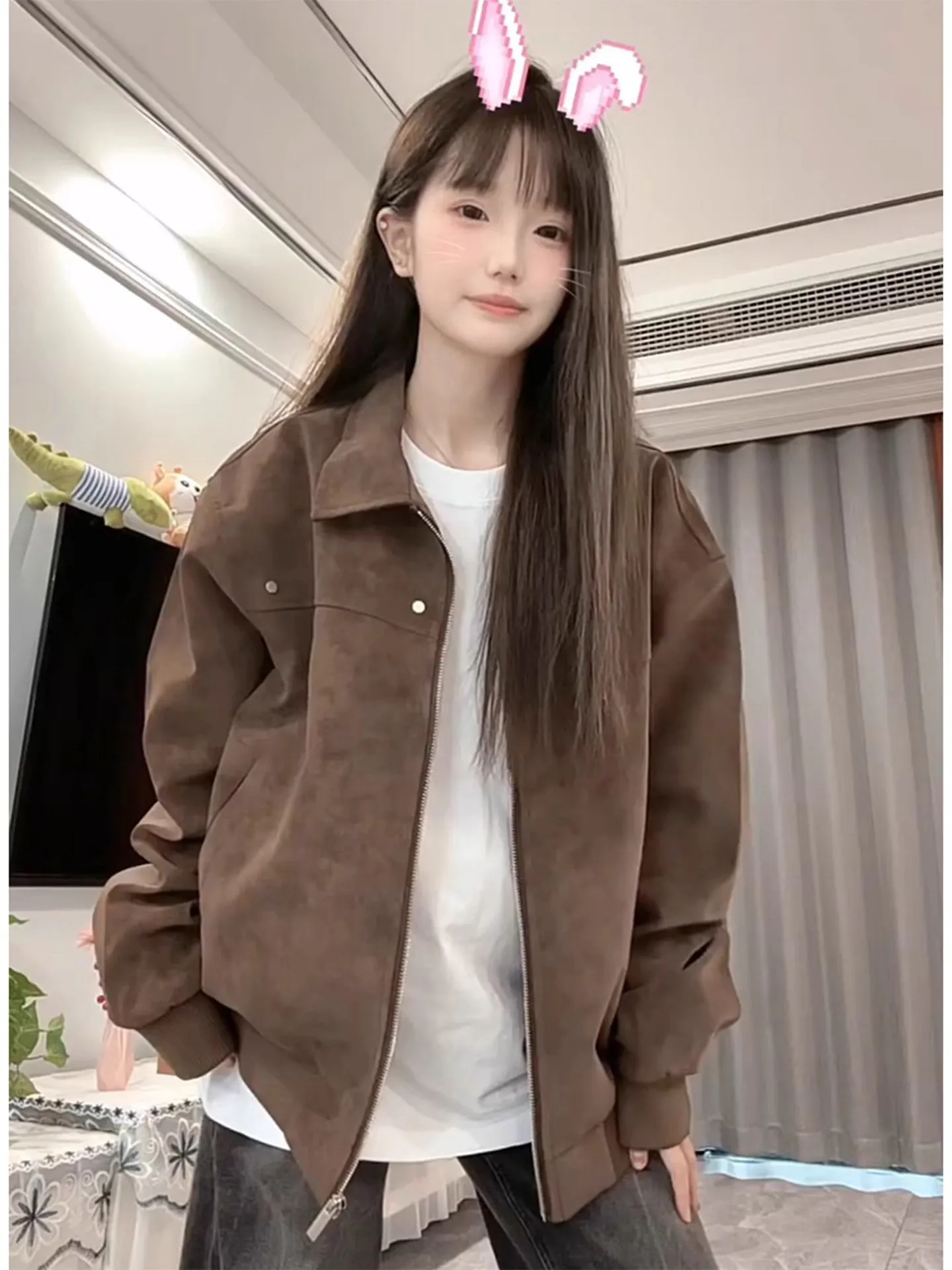 Brown Leather Jacket Men's Short Style American Retro Flight Jacket Warm Casual Windbreaker Spring Autumn Outerwear
Brown Leather Jacket Men's Short Style American Retro Flight Jacket Warm Casual Windbreaker Spring Autumn Outerwear