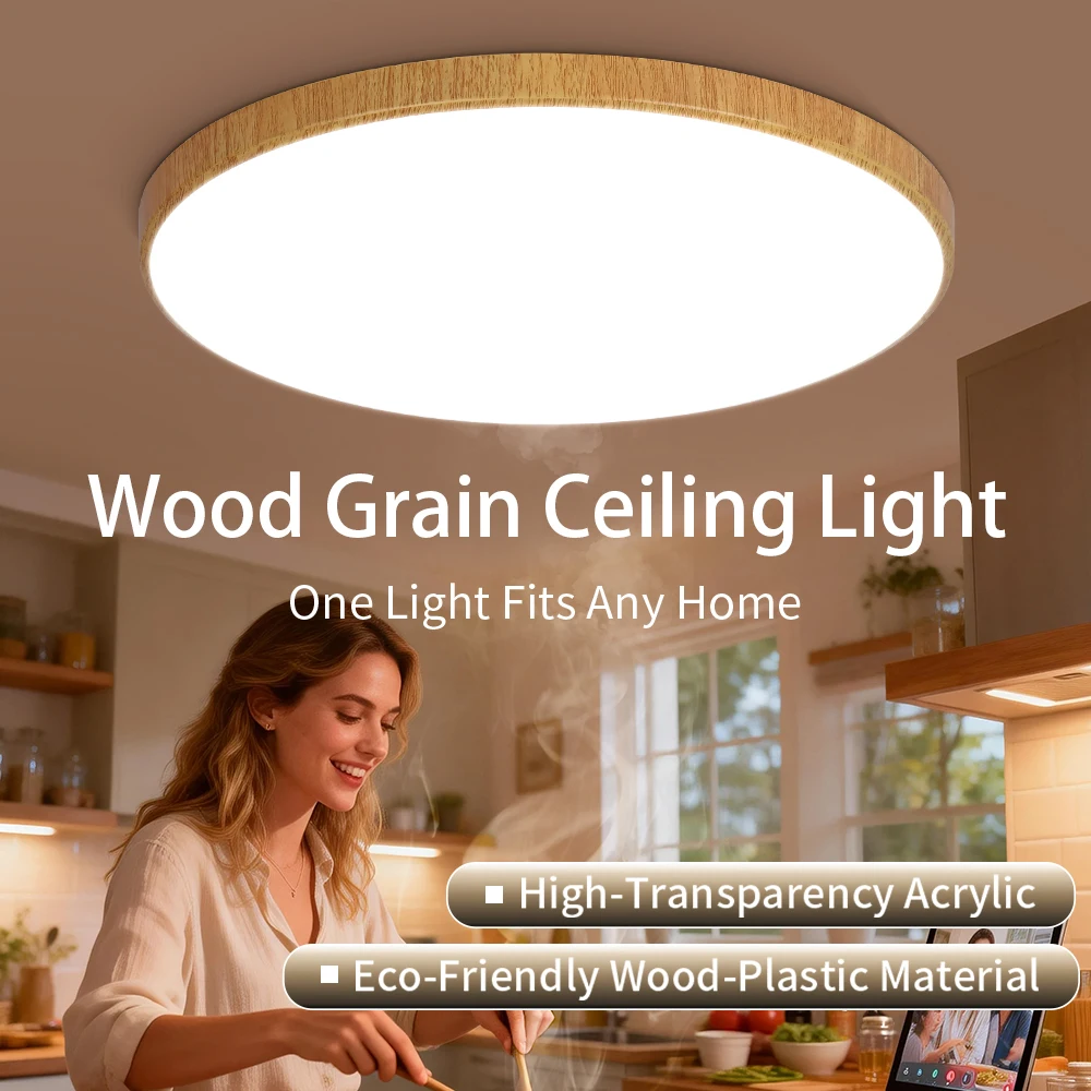 LED Ceiling Light Wood Grain 220V Round Ceiling Light Led Kitchen Ceiling Lamp Wood Grain For Bathroom Bedroom Living Room Home
LED Ceiling Light Wood Grain 220V Round Ceiling Light Led Kitchen Ceiling Lamp Wood Grain For Bathroom Bedroom Living Room Home