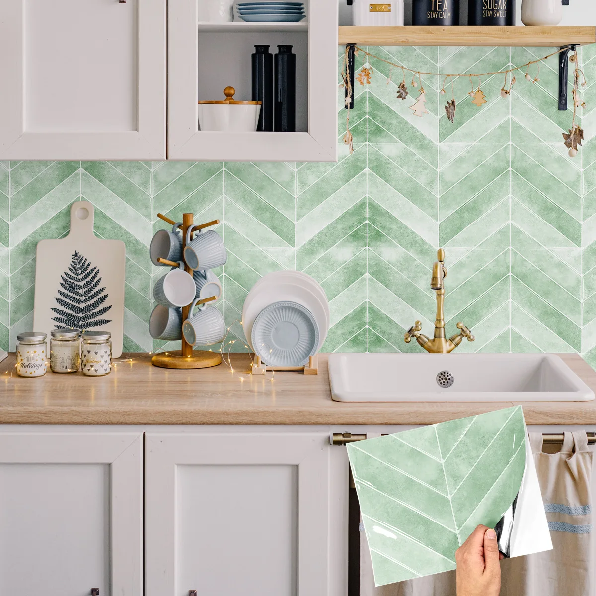 New Herringbone Leaves 3D Wall Sticker Self-adhesive Kitchen Anti-fouling Drip Stickers, Home Renovation Tile Wallpaper
New Herringbone Leaves 3D Wall Sticker Self-adhesive Kitchen Anti-fouling Drip Stickers, Home Renovation Tile Wallpaper