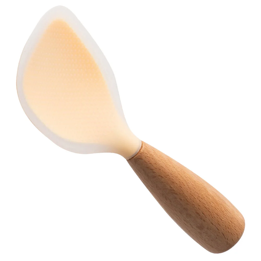 Silicone Rice Spoon Non Stick Reusable Scooper Wear Resistant Kitchen Accessories Compact Size Safe Transparent
Silicone Rice Spoon Non Stick Reusable Scooper Wear Resistant Kitchen Accessories Compact Size Safe Transparent