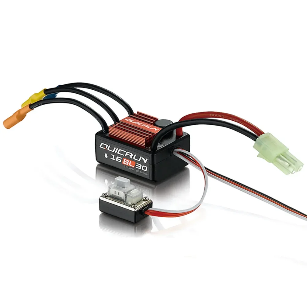 1pcs Original Hobbywing QuicRun 16BL30 30A Brushless ESC For 1/16 On-road / Off-road / Buggy /Monster RC Car WP-16BL30
1pcs Original Hobbywing QuicRun 16BL30 30A Brushless ESC For 1/16 On-road / Off-road / Buggy /Monster RC Car WP-16BL30
