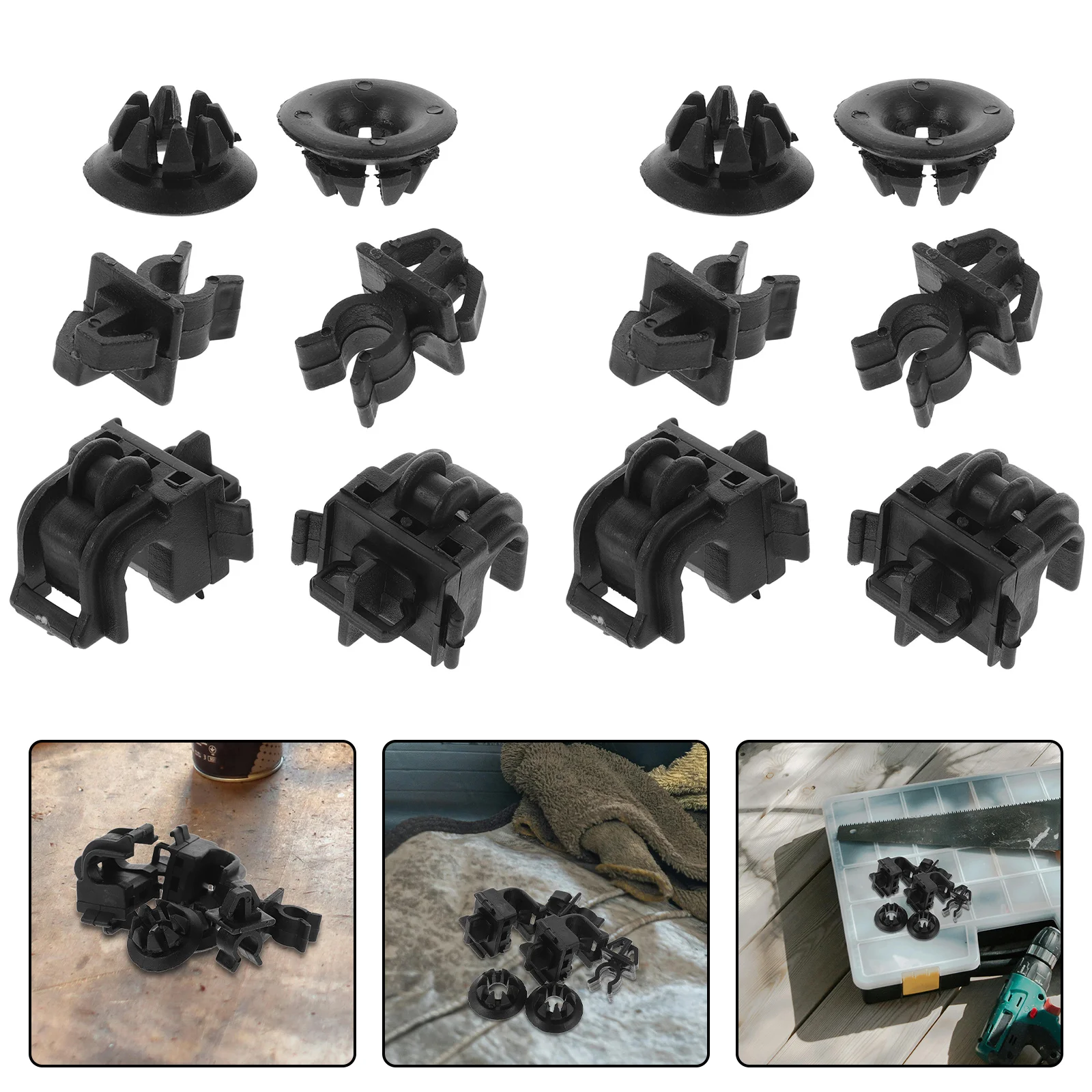 20Sets Hood Prop Rod Holder Clips PP Material Car Hood Support Parts Secure Mounting Bracket Car Accessory Rod Clip
20Sets Hood Prop Rod Holder Clips PP Material Car Hood Support Parts Secure Mounting Bracket Car Accessory Rod Clip