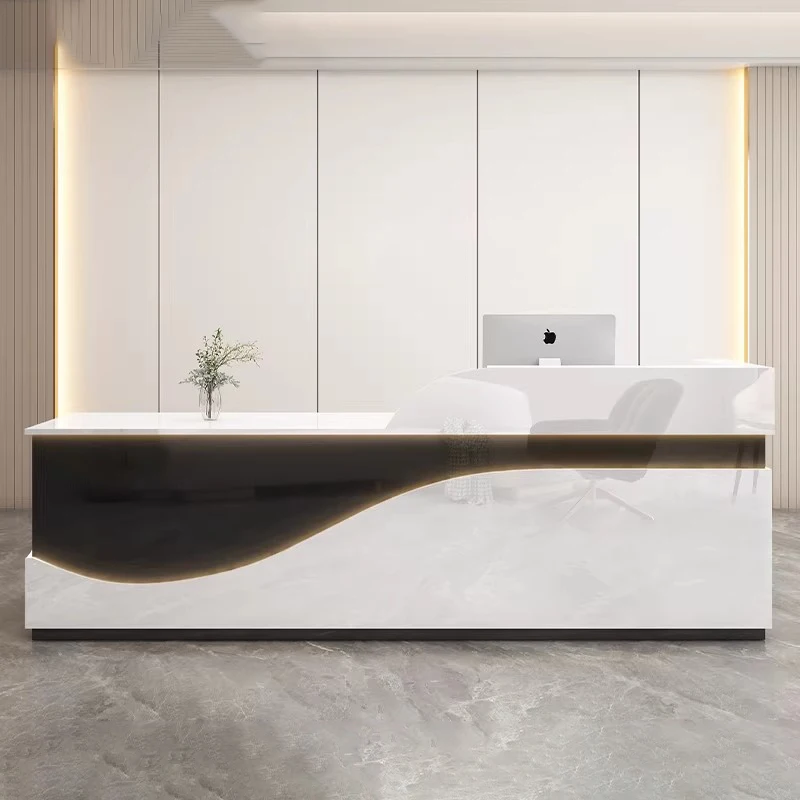 Luxury Coffee Reception Desk Counter Hairdressing Modern Reception Desk Business Beauty Salon Bancone Per Negozio Furniture
Luxury Coffee Reception Desk Counter Hairdressing Modern Reception Desk Business Beauty Salon Bancone Per Negozio Furniture