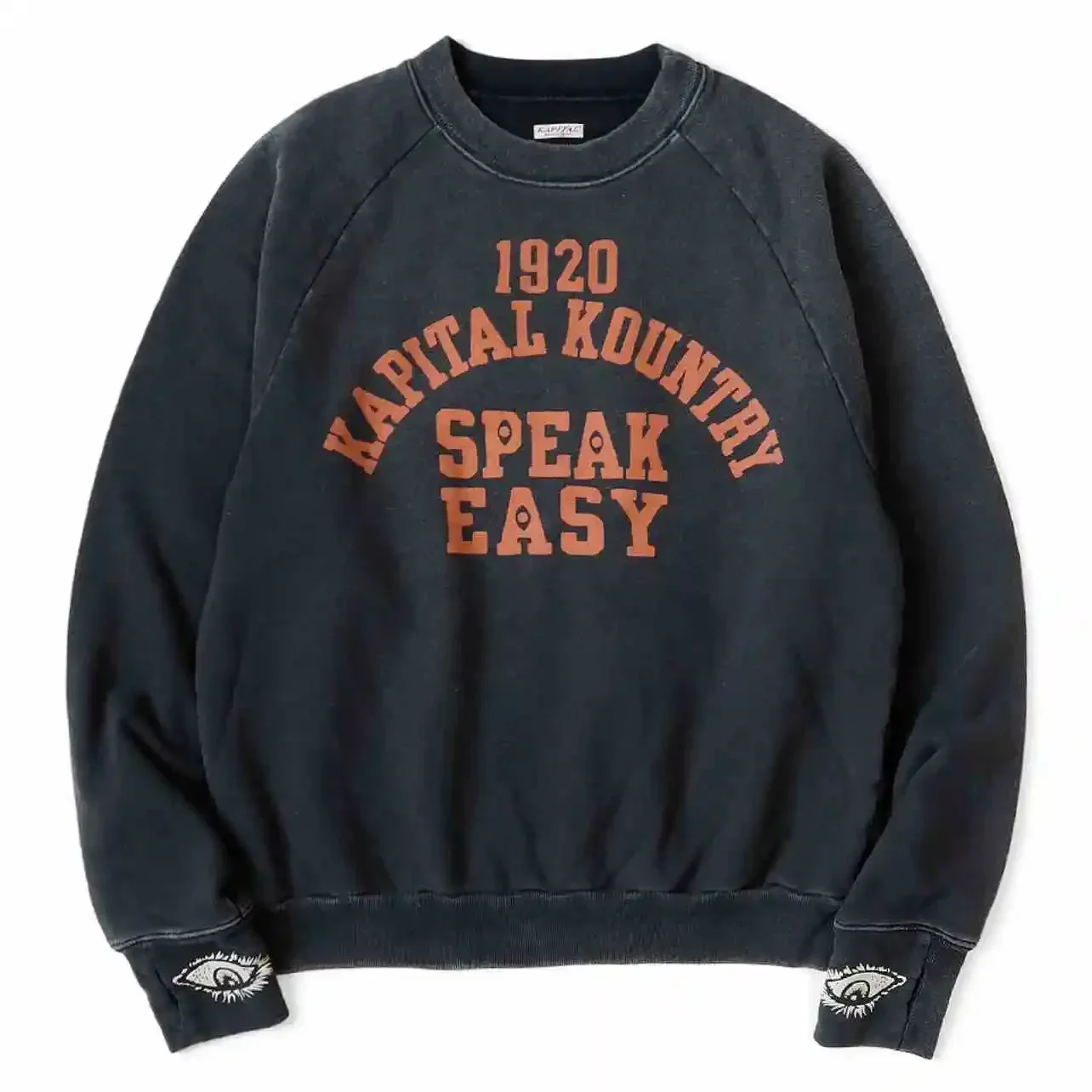 25SS KAPITAL Hirata and Hongri Casual Cotton Eye Print Distressed Pullover Loose Round Neck Sweatshirt
25SS KAPITAL Hirata and Hongri Casual Cotton Eye Print Distressed Pullover Loose Round Neck Sweatshirt