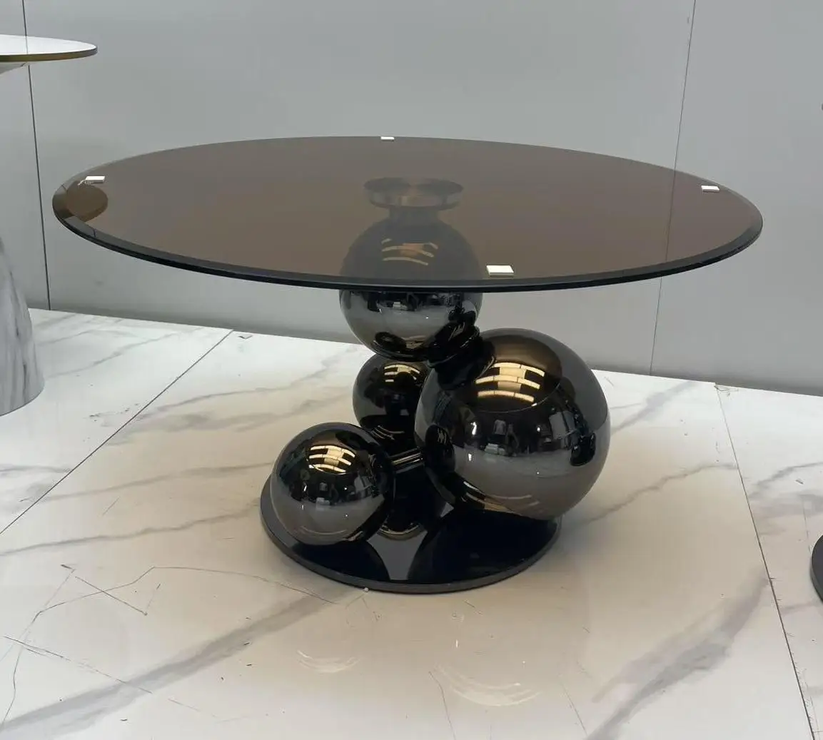 &c Italian Luxury Living Room Side Table Minimalist Design Glass Light Stainless Steel Modern Home Office Coffee Table
&c Italian Luxury Living Room Side Table Minimalist Design Glass Light Stainless Steel Modern Home Office Coffee Table