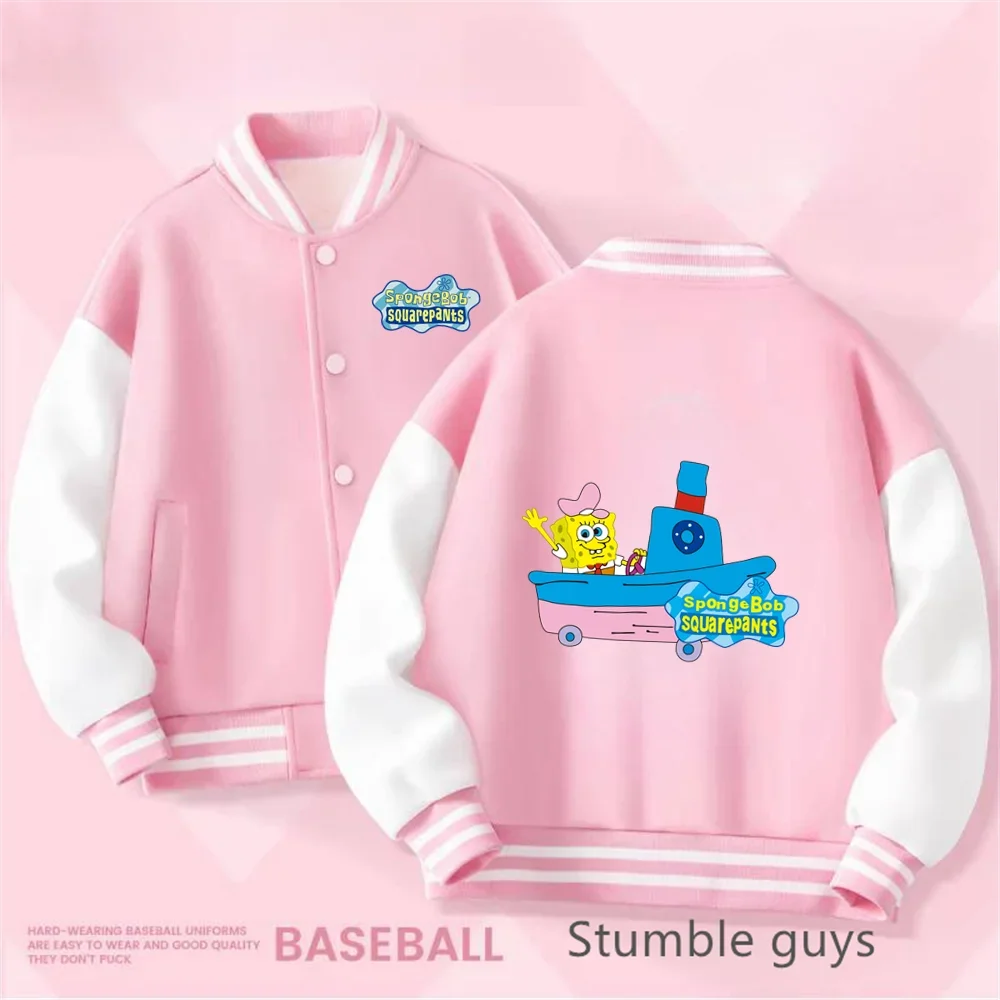 Kids Baseball Uniform Autumn Spongebobs Hoodies Long Sleeves Boys Sweater Girls Clothes
Kids Baseball Uniform Autumn Spongebobs Hoodies Long Sleeves Boys Sweater Girls Clothes