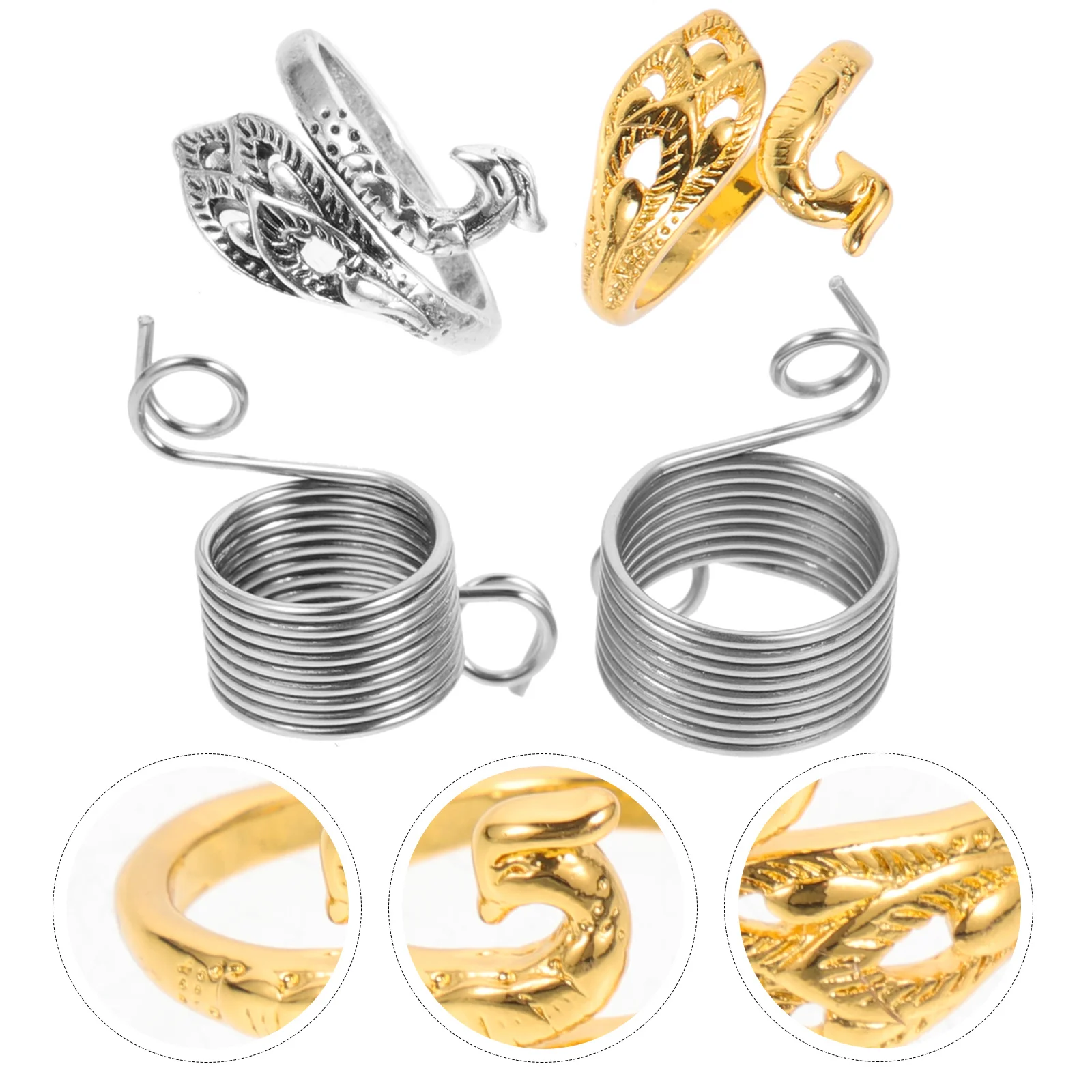 4Pcs Finger Knitting Rings Yarn Guide Open Crochet Ring for Faster Crocheting Durable Lightweight Knitting Tools
4Pcs Finger Knitting Rings Yarn Guide Open Crochet Ring for Faster Crocheting Durable Lightweight Knitting Tools