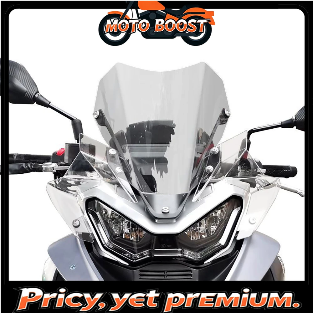 Suitable for motorcycle QJMOTOR SRT 600 front windshield modification windshield heightening chest guard baffle accessories
Suitable for motorcycle QJMOTOR SRT 600 front windshield modification windshield heightening chest guard baffle accessories