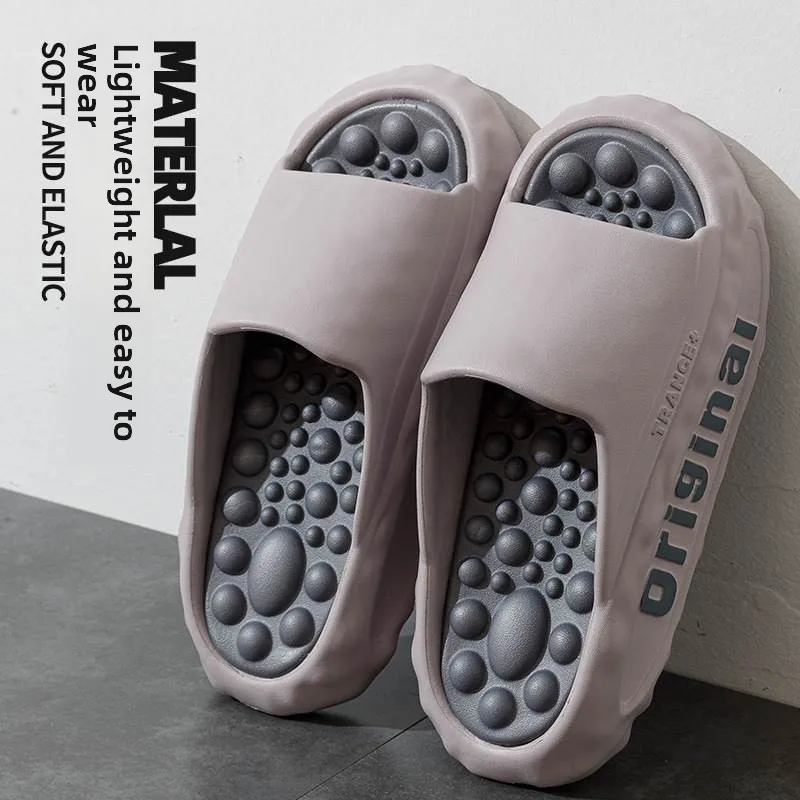 Men's Summer Outdoor Slippers Camping Breathable Anti-slip Flat Bottom Massage Sole Thick Heel Sports Casual EVA Slippers
Men's Summer Outdoor Slippers Camping Breathable Anti-slip Flat Bottom Massage Sole Thick Heel Sports Casual EVA Slippers