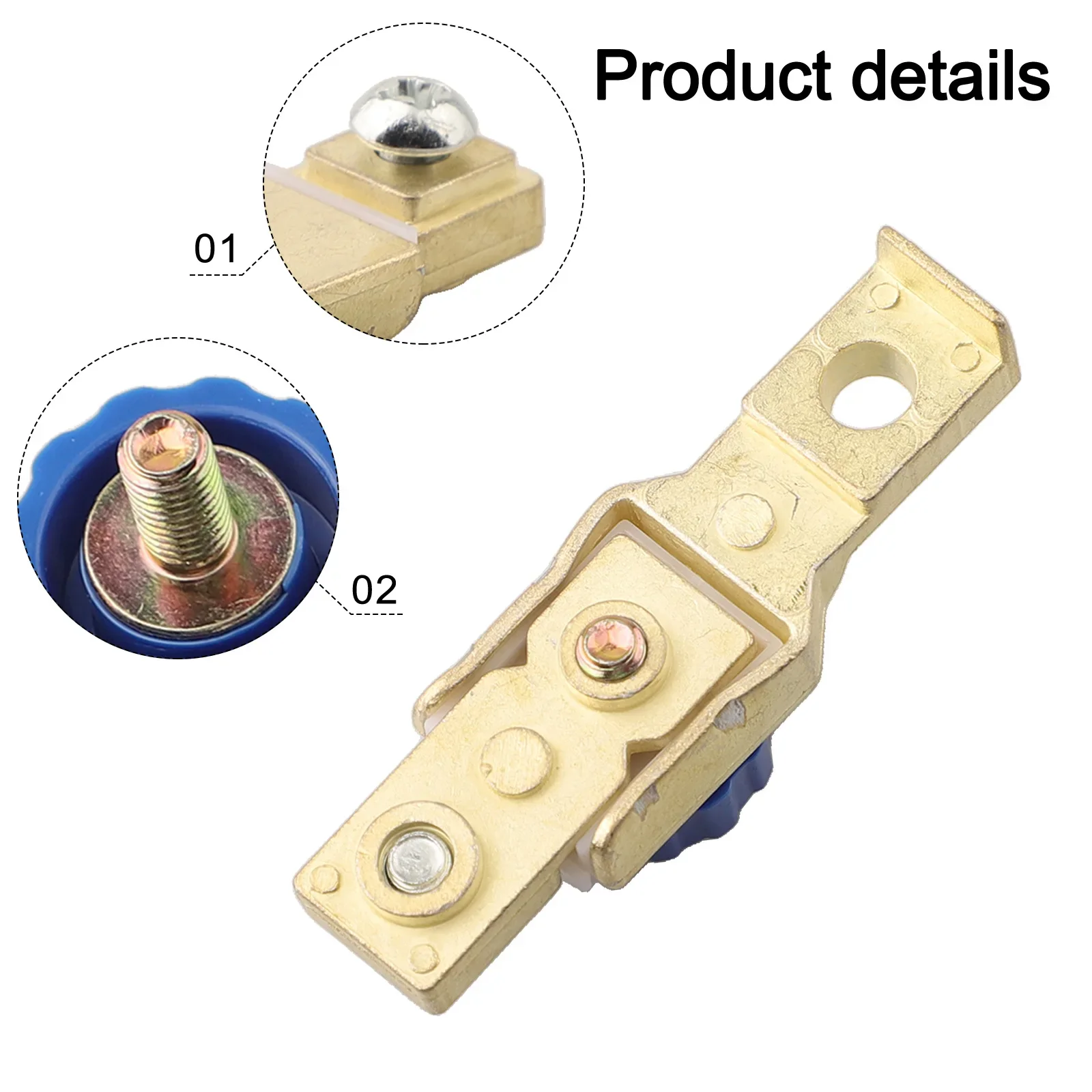 Battery Disconnect Switch Battery Cut-off Switch Battery Maintenance Quick Installation Wear-resistant Gold Color Metal Material
Battery Disconnect Switch Battery Cut-off Switch Battery Maintenance Quick Installation Wear-resistant Gold Color Metal Material