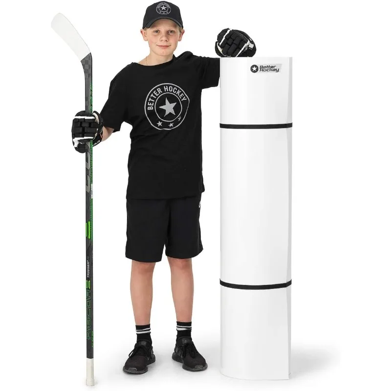 Better Hockey Portable Roll-Up Shooting Pad - Feels Like Real Ice, for Passing Stickhandling , Large 4.5 Foot x 10 Foot Size
Better Hockey Portable Roll-Up Shooting Pad - Feels Like Real Ice, for Passing Stickhandling , Large 4.5 Foot x 10 Foot Size