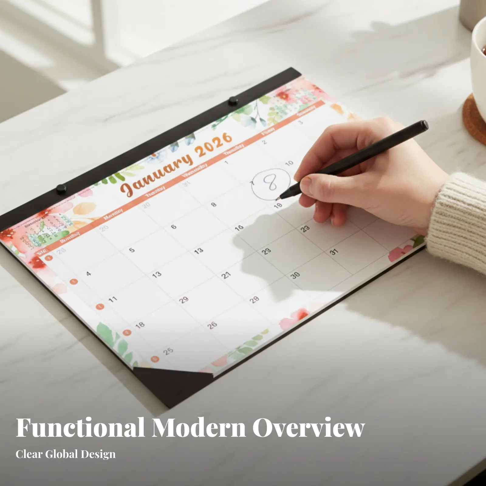 2026.1-2027.6 English Desk & Wall Calendar, Monthly Planner, New Year Gift, Global Holiday Edition, Minimalist, Office, Home
2026.1-2027.6 English Desk & Wall Calendar, Monthly Planner, New Year Gift, Global Holiday Edition, Minimalist, Office, Home