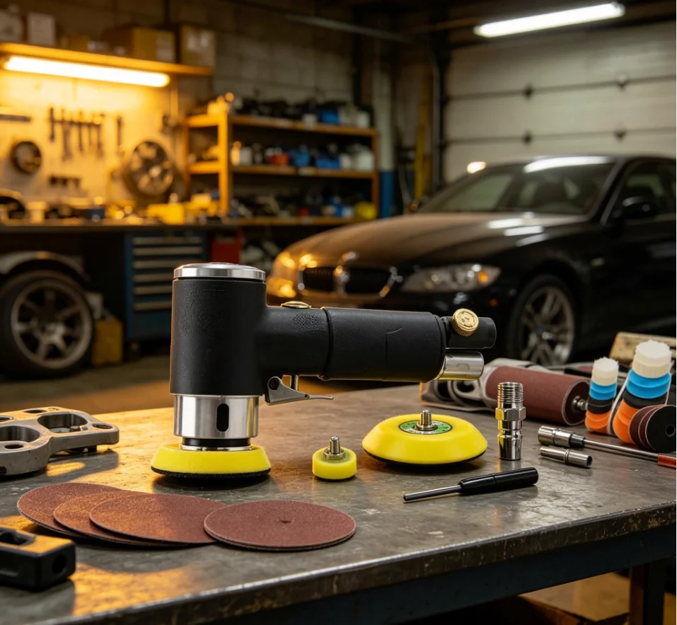 Orbit Air Sander Mini Pneumatic 1"/2"/3" Grinding Machine Set for Car Polishing High Speed Air Powered Polisher
Orbit Air Sander Mini Pneumatic 1"/2"/3" Grinding Machine Set for Car Polishing High Speed Air Powered Polisher