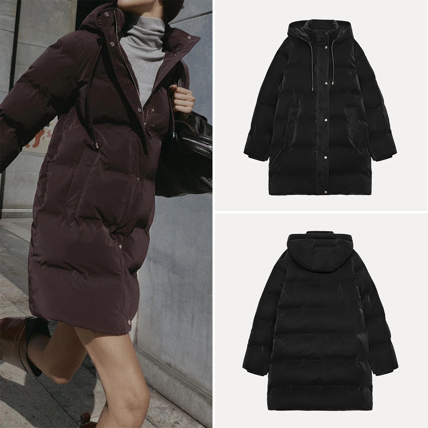 Z Women's Thiened Windproof f-length Cotton Jaet 2025 New Sle Versatile Commute Loose Fit Long Sve Coat
Z Women's Thiened Windproof f-length Cotton Jaet 2025 New Sle Versatile Commute Loose Fit Long Sve Coat