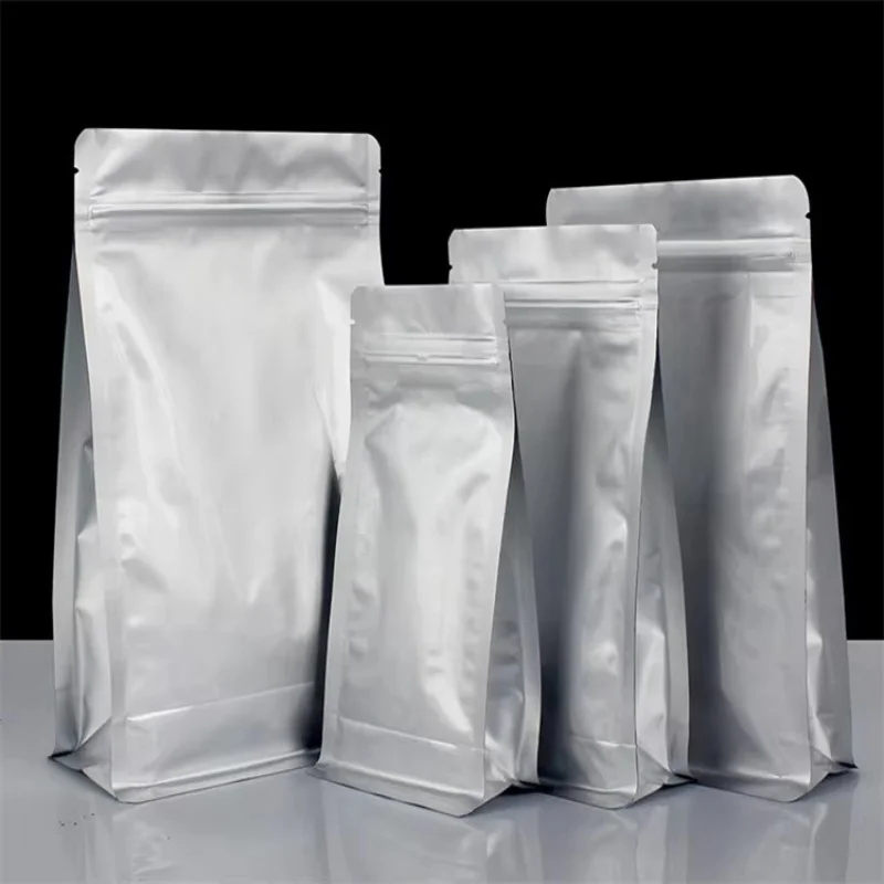 50PCS 3D Stand-up Aluminum Foil Ziplock Bag DIY Cocoa Matcha Coffee Beans Tea Beaf Nuts Snack Candy Sugar Gifts Storage Pouches
50PCS 3D Stand-up Aluminum Foil Ziplock Bag DIY Cocoa Matcha Coffee Beans Tea Beaf Nuts Snack Candy Sugar Gifts Storage Pouches