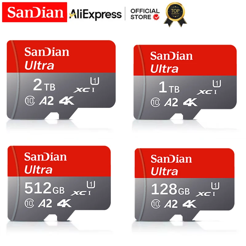 Original SD Card 2TB Large Capacity Memory Cards 128GB Micro TF Sd Card 512GB High Speed Flash Card For PC/Desktop/Mac/Drone
Original SD Card 2TB Large Capacity Memory Cards 128GB Micro TF Sd Card 512GB High Speed Flash Card For PC/Desktop/Mac/Drone
