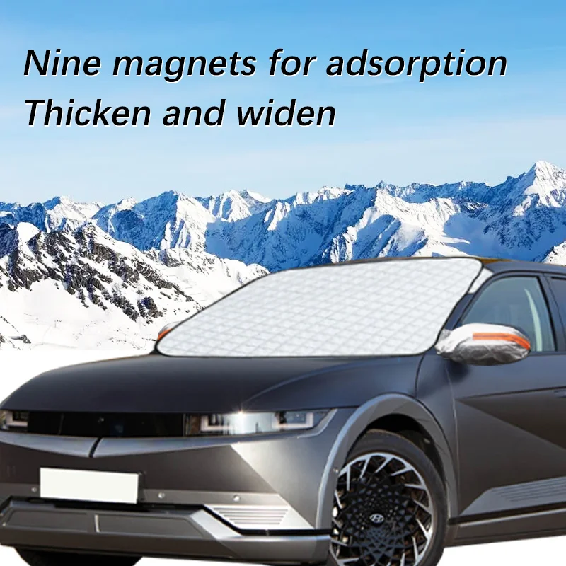 Magnetic Car Windshield Snow Cover Winter Ice-Frost Guard Sun Shade Protector For Hyundai Ioniq5 2020-2021 Exterior Accessories
Magnetic Car Windshield Snow Cover Winter Ice-Frost Guard Sun Shade Protector For Hyundai Ioniq5 2020-2021 Exterior Accessories