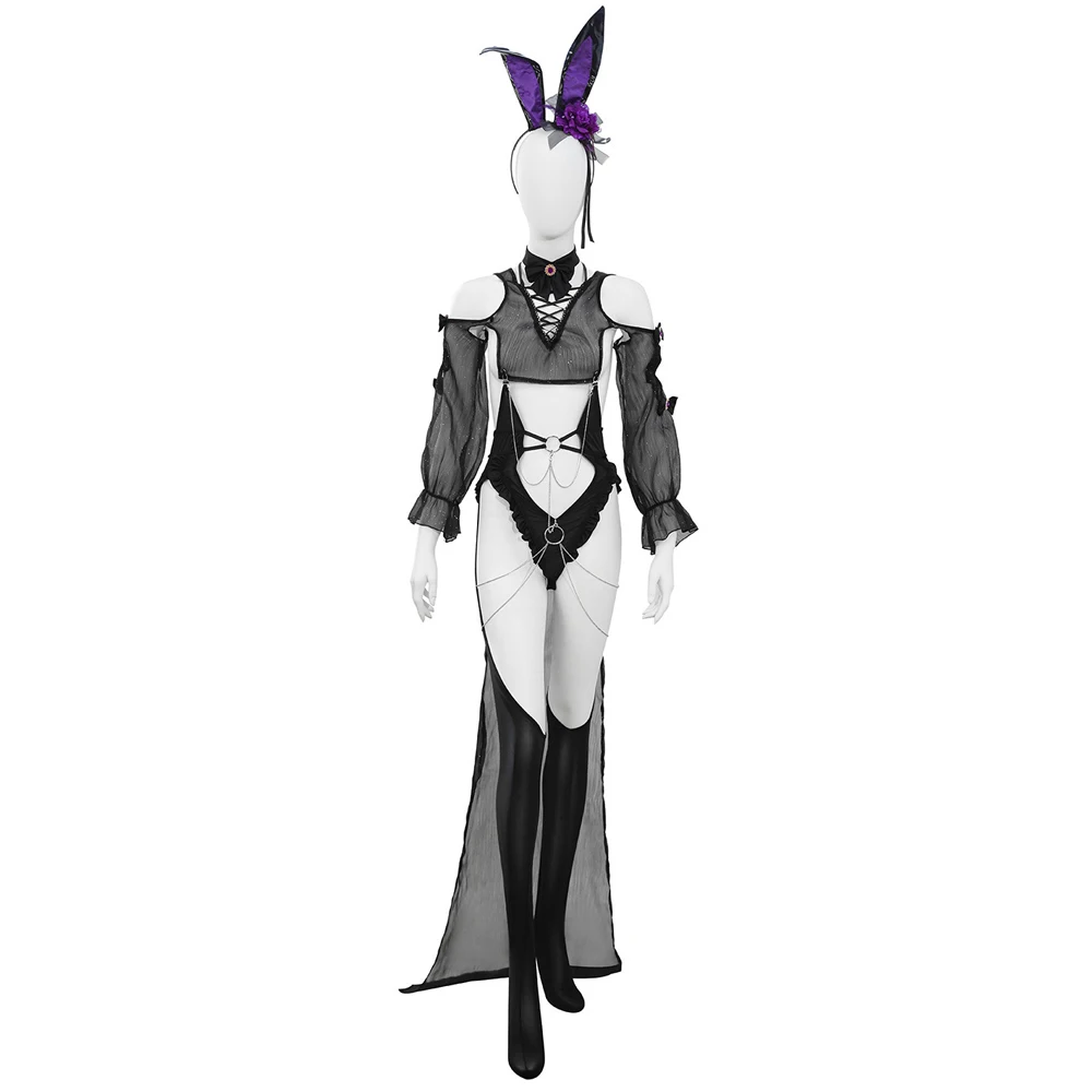 AniLV Game Mecha Combat Uniform Women Mesh Bodysuit Bunny Girl Outfits Cosplay Costume
AniLV Game Mecha Combat Uniform Women Mesh Bodysuit Bunny Girl Outfits Cosplay Costume