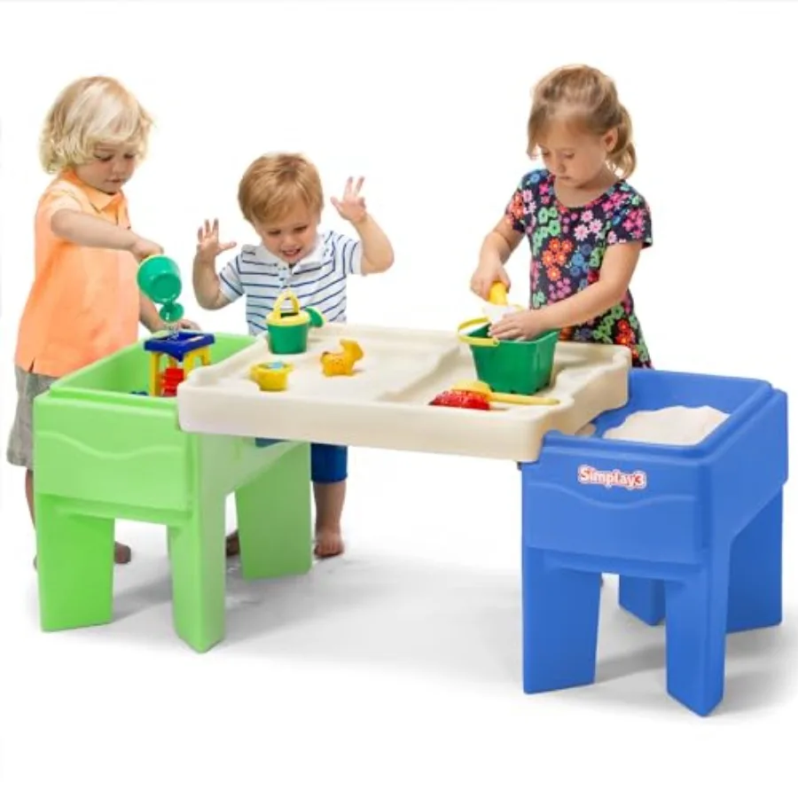 In-and-Out Sand and Water Sensory Activity Table for Toddlers: Blue and Green All-Purpose Table with Lid and Built-In Storage
In-and-Out Sand and Water Sensory Activity Table for Toddlers: Blue and Green All-Purpose Table with Lid and Built-In Storage