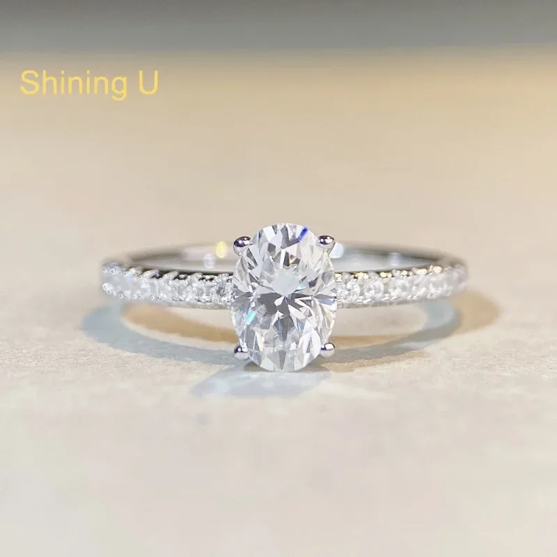 Сияющее серебряное кольцо U S925 овального цвета D 1 карат с муассанитом для женщин, ювелирные изделия, юбилей
Сияющее серебряное кольцо U S925 овального цвета D 1 карат с муассанитом для женщин, ювелирные изделия, юбилей