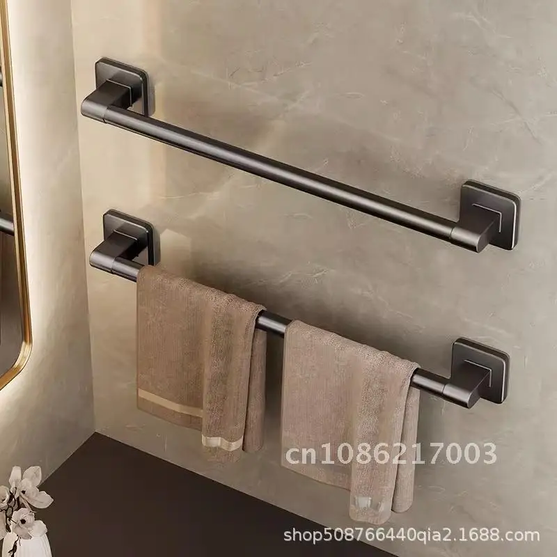 Bathroom towel rack wall-mounted storage punch-free single rod double rod toilet rack
Bathroom towel rack wall-mounted storage punch-free single rod double rod toilet rack