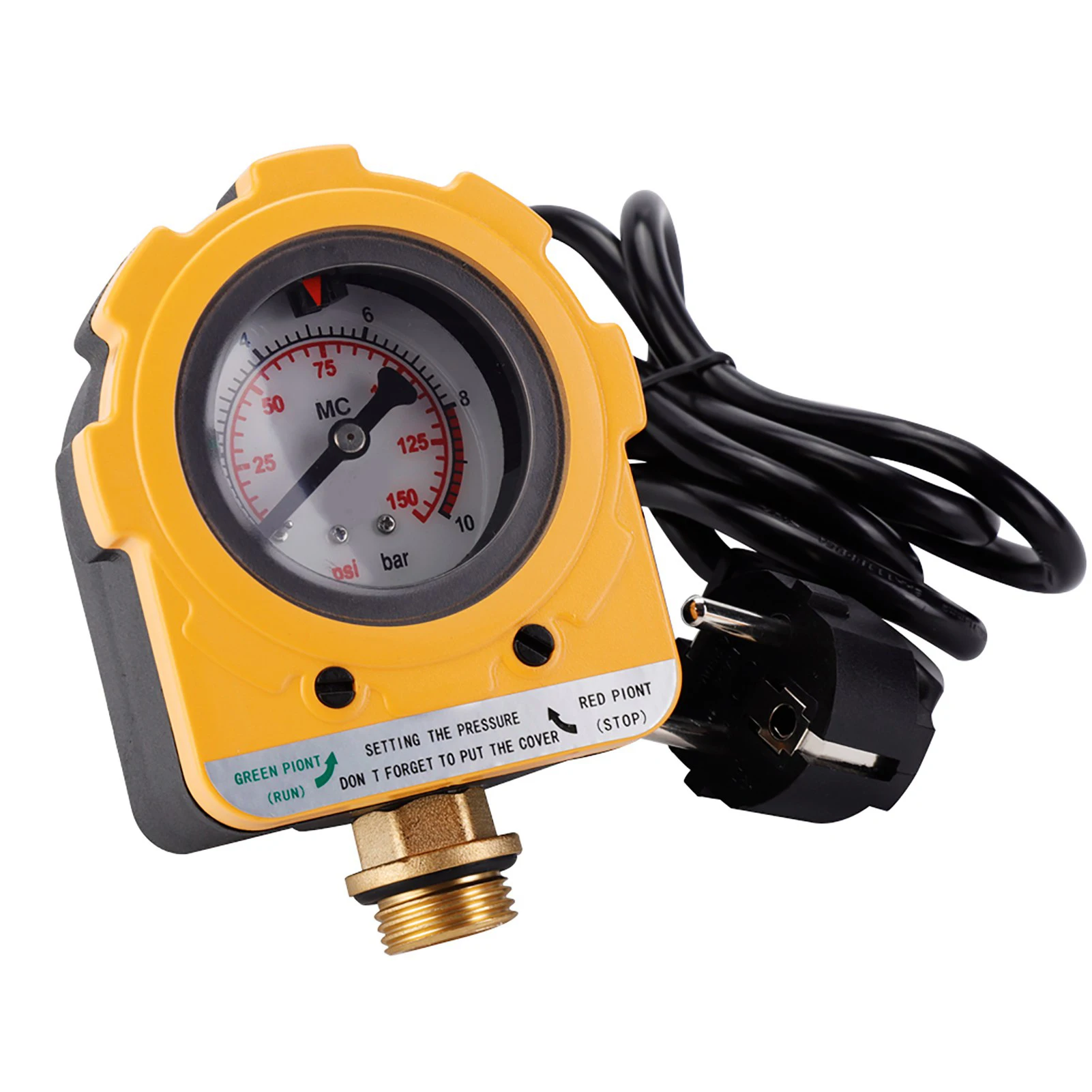 Portable Water Pump Switch 10 Bar Pressure Controller Unit Electronic Switch for Water Pump Pressure Switch
Portable Water Pump Switch 10 Bar Pressure Controller Unit Electronic Switch for Water Pump Pressure Switch