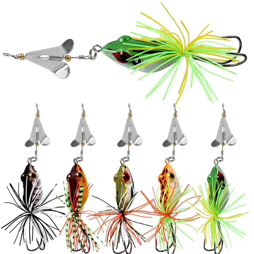 1pcs Spinnerbait Frog Lure With Thai-style Rotating Sequin Artificial Bait For Catch Black Bass Fishing Tackle Accessories R3I9
1pcs Spinnerbait Frog Lure With Thai-style Rotating Sequin Artificial Bait For Catch Black Bass Fishing Tackle Accessories R3I9