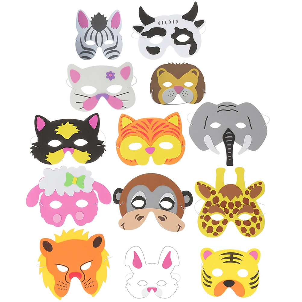 13 Pcs Animal Mask Masquerade Party Masks Favor Cosplay Kids Dress up Clothing Diy
13 Pcs Animal Mask Masquerade Party Masks Favor Cosplay Kids Dress up Clothing Diy