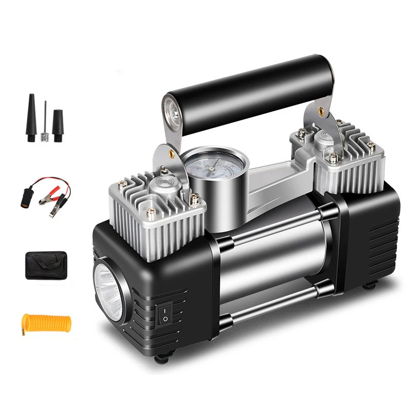 Hot Selling Munti-functionnal Tyre Inflator Rapid Inflation Potable Double Cylinder Tyre Air Pump
Hot Selling Munti-functionnal Tyre Inflator Rapid Inflation Potable Double Cylinder Tyre Air Pump