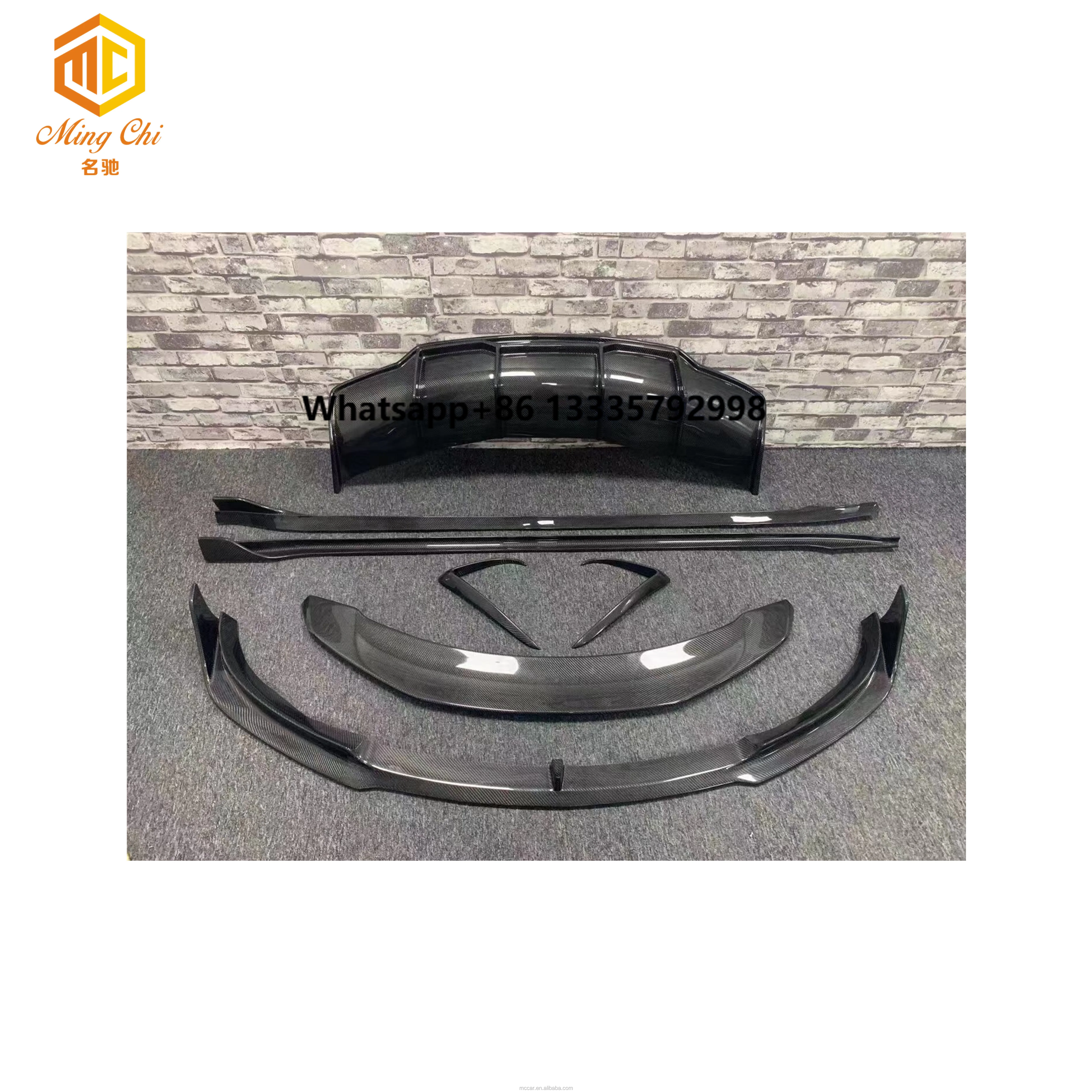 V Style Model 3 Body Kit Carbon Fiber Front Lip Diffuser Side Skirt Spoiler for Tesla Model3
V Style Model 3 Body Kit Carbon Fiber Front Lip Diffuser Side Skirt Spoiler for Tesla Model3