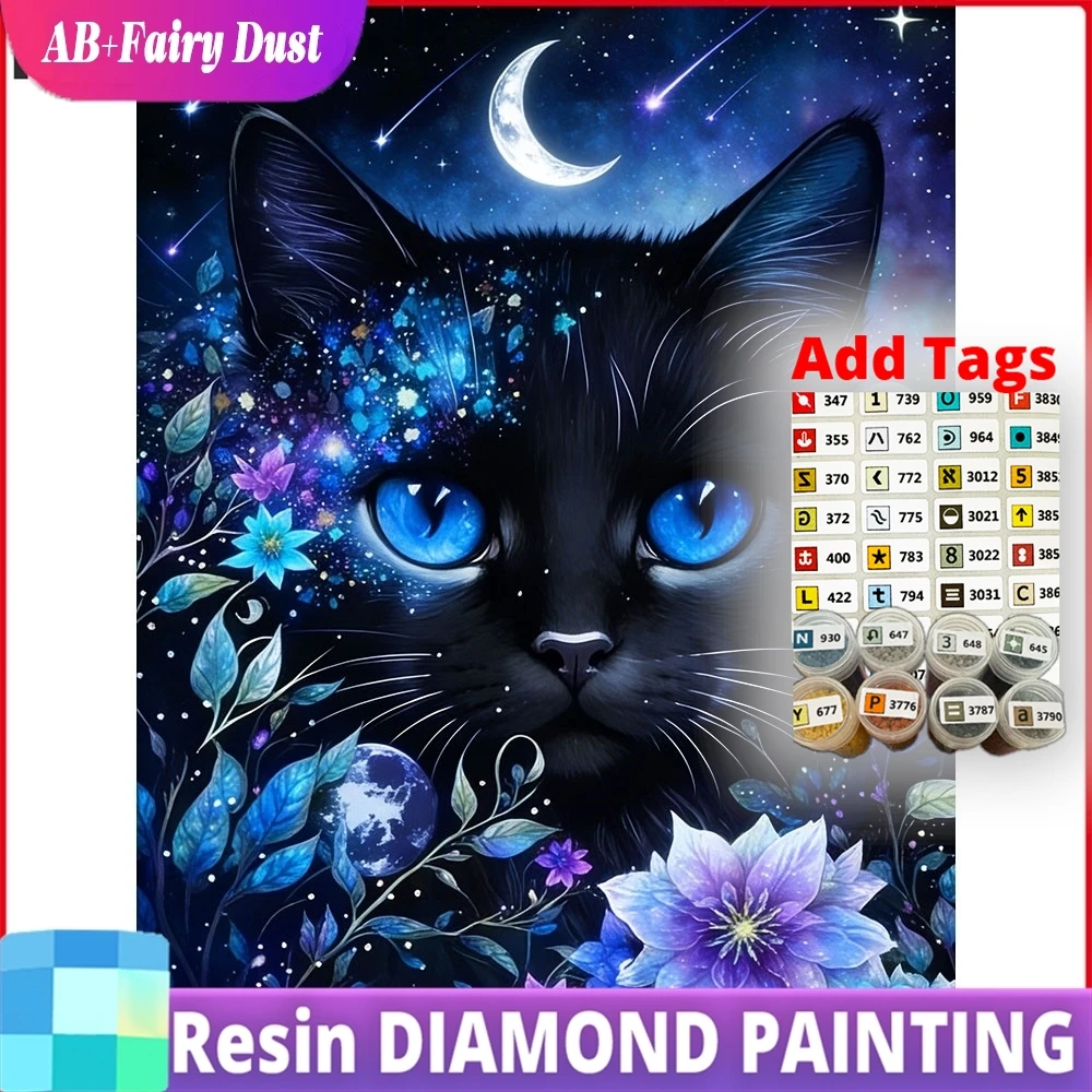 Resin AB Fairy Dust Full Square Round Diamond Painting Cat Moon Diamond Mosaic Animal Landsacape Complete Kit Decorative Paintin
Resin AB Fairy Dust Full Square Round Diamond Painting Cat Moon Diamond Mosaic Animal Landsacape Complete Kit Decorative Paintin