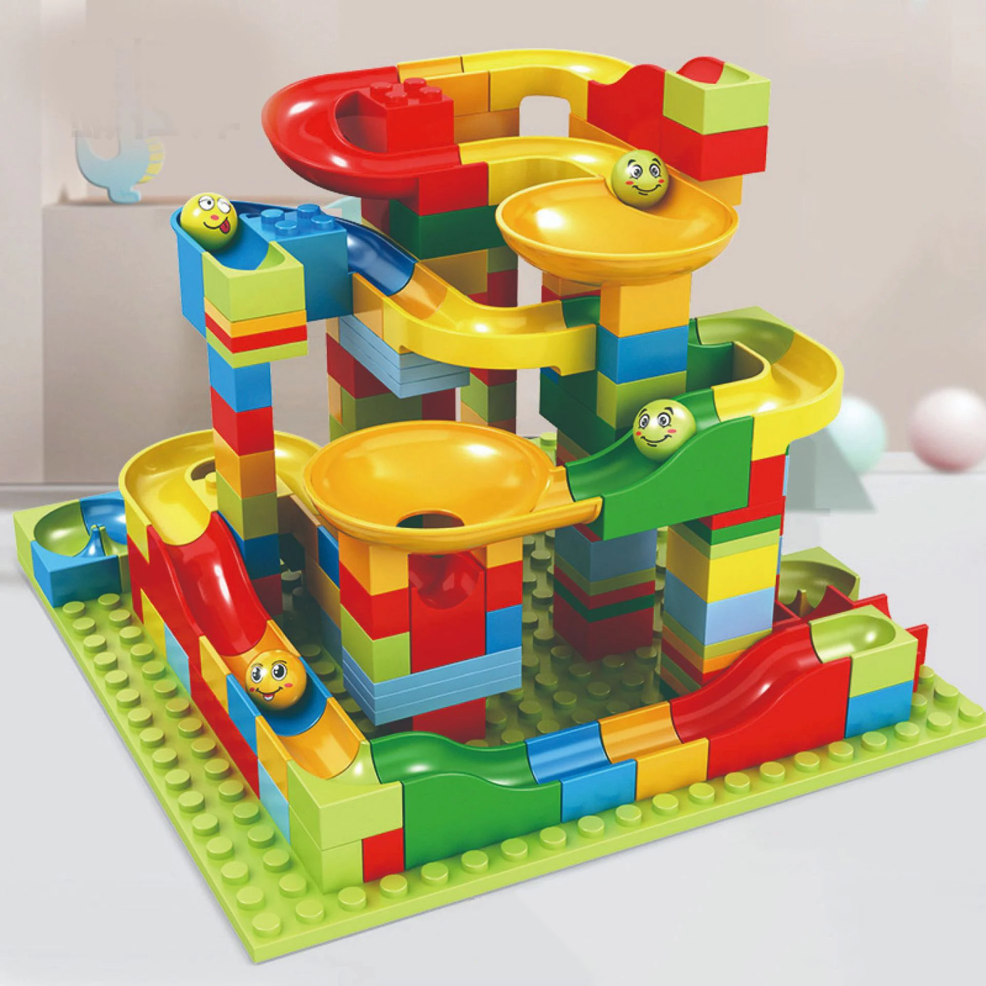 1000pcs Marble Run Building Blocks Bulk Set STEM Educational Toy for Kids Creative DIY Race Track Construction Kit for Learning 
1000pcs Marble Run Building Blocks Bulk Set STEM Educational Toy for Kids Creative DIY Race Track Construction Kit for Learning