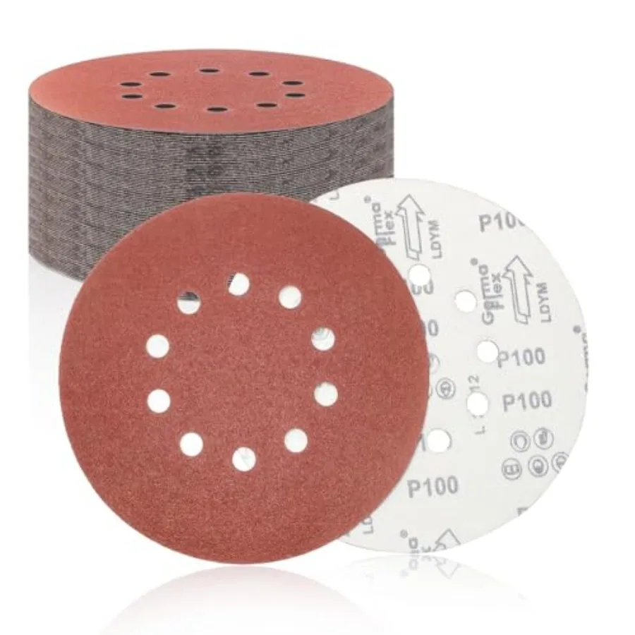 20 Pack 150 Grit Hook and Loop Sanding Discs - Aluminum Oxide Sander Disc Grinding Abrasive Sandpaper for Power Drywall Sander
20 Pack 150 Grit Hook and Loop Sanding Discs - Aluminum Oxide Sander Disc Grinding Abrasive Sandpaper for Power Drywall Sander