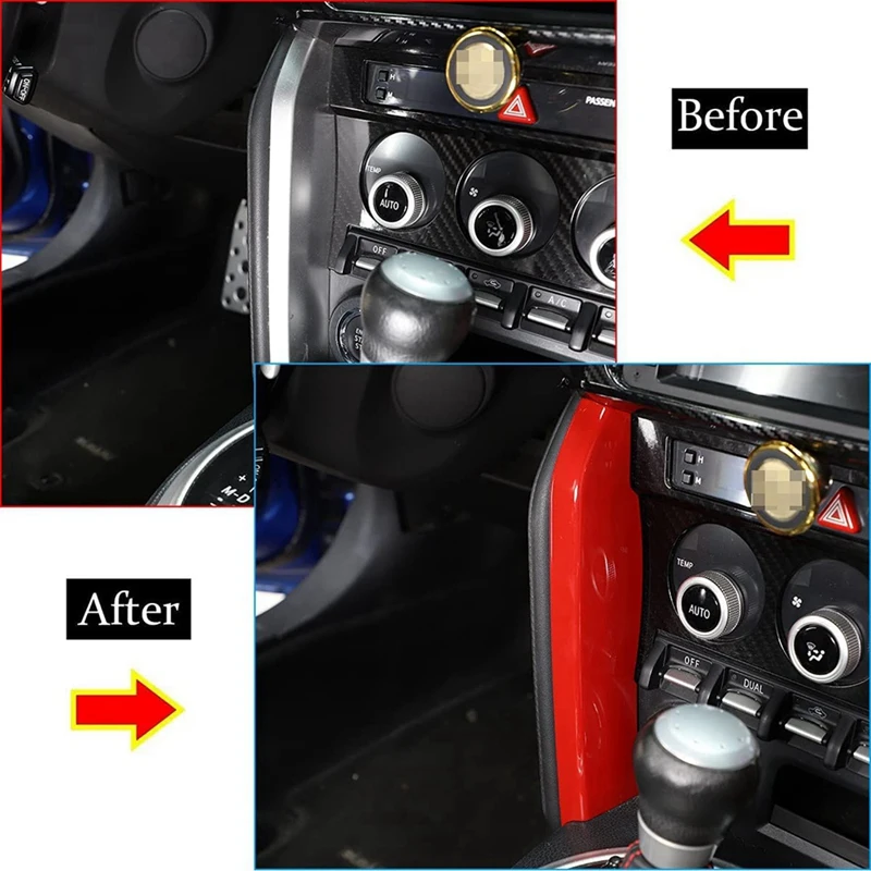 For Subaru BRZ Toyota 86 2012-2020 Car Center Console Side Trim Gear Shift Panel Cover Frame Stickers Accessories, Red
For Subaru BRZ Toyota 86 2012-2020 Car Center Console Side Trim Gear Shift Panel Cover Frame Stickers Accessories, Red