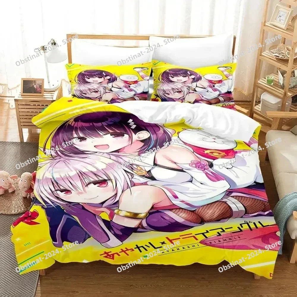Anime Ayakashi Triangle Bedding Set Duvet Cover Bed Set Quilt Cover Pillowcase Comforter king Queen Size Boys Adult Bedding Set
Anime Ayakashi Triangle Bedding Set Duvet Cover Bed Set Quilt Cover Pillowcase Comforter king Queen Size Boys Adult Bedding Set