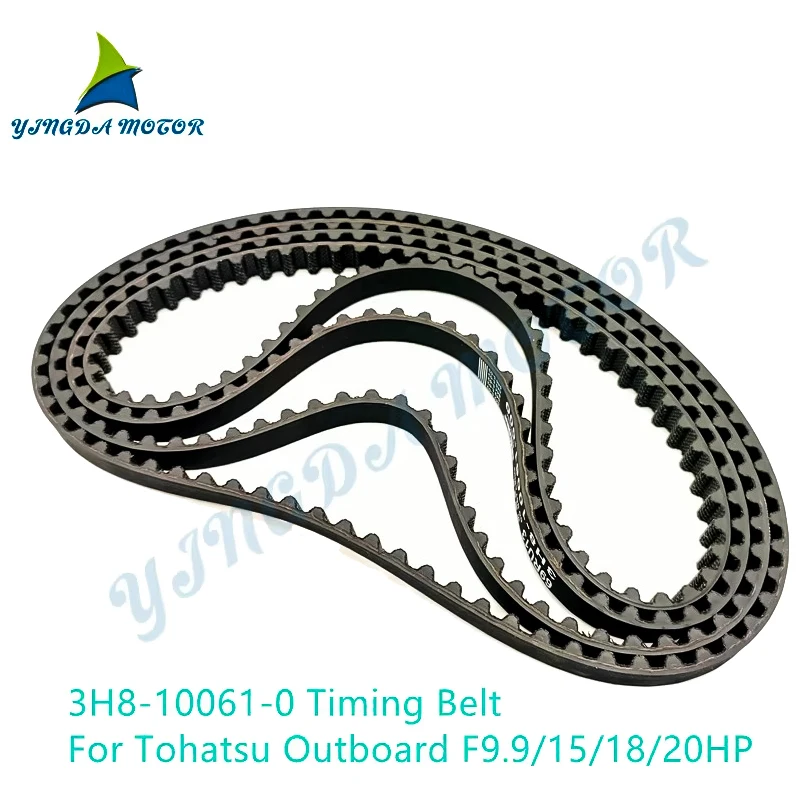 Timing Belt 3H8-10061-0 For Tohatsu Outboard Motor F9.9/15/18/20HP,Boat Accessories 3H8-10061;57-895120002
Timing Belt 3H8-10061-0 For Tohatsu Outboard Motor F9.9/15/18/20HP,Boat Accessories 3H8-10061;57-895120002