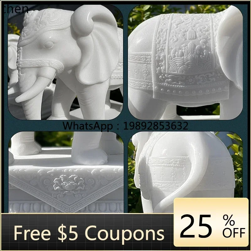 u18 marble stone carving elephant ornament lucky desk entrance wine cabinet door home accessories
u18 marble stone carving elephant ornament lucky desk entrance wine cabinet door home accessories