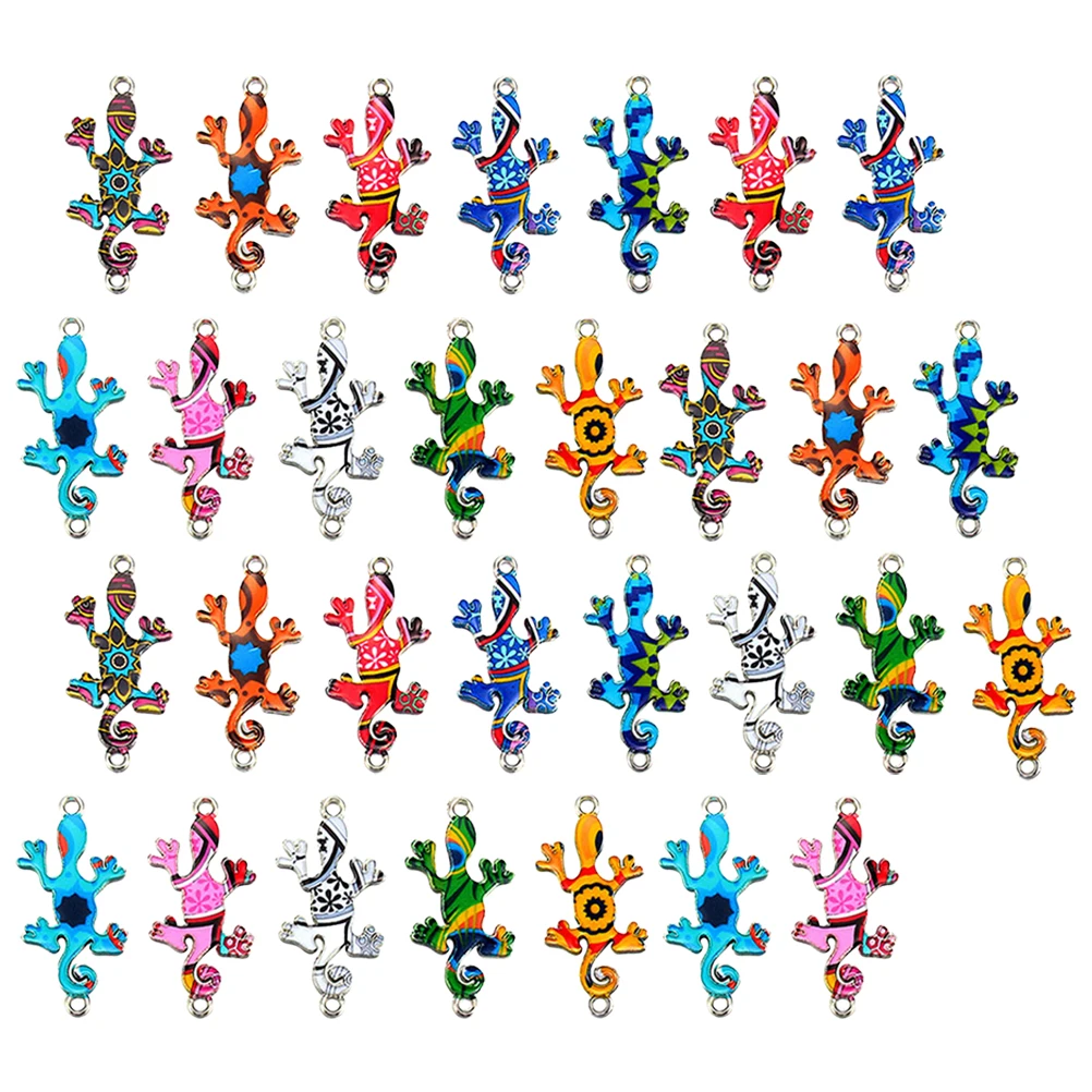 10Pcs Alloy Charms 35x22x2mm Mixed Color Jewelry Making Bracelet Earrings Pendant Accessories Gecko Pendant DIY Gifts
10Pcs Alloy Charms 35x22x2mm Mixed Color Jewelry Making Bracelet Earrings Pendant Accessories Gecko Pendant DIY Gifts