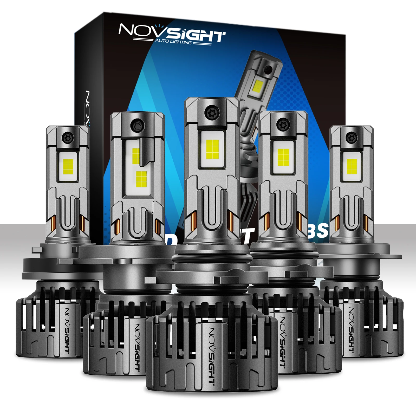 Novsight T24 LED Headlight Bulb H4 9003 H7 H11 9005 9006 9012 130W 28000LM 6500K Super Bright LED Lights for Car High/Low Beam
Novsight T24 LED Headlight Bulb H4 9003 H7 H11 9005 9006 9012 130W 28000LM 6500K Super Bright LED Lights for Car High/Low Beam