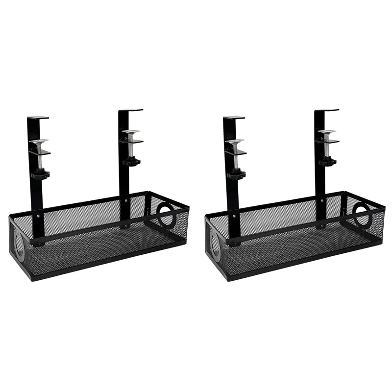 Promotion! 2X Under Desk Cable Management Box Tray Under Desk Wire Management Box Clamp Under Table Cord Management Organizer
Promotion! 2X Under Desk Cable Management Box Tray Under Desk Wire Management Box Clamp Under Table Cord Management Organizer