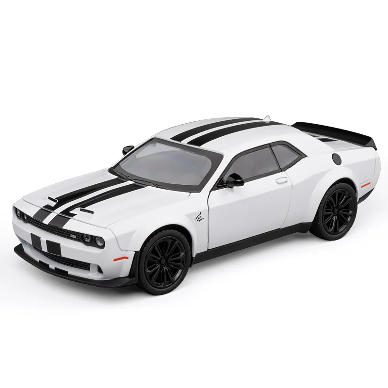 1:22 Challenger SRT Hellcat Alloy Sports Car Model Metal Racing Car Vehicle Model Sound Light Kids Toy Gift
1:22 Challenger SRT Hellcat Alloy Sports Car Model Metal Racing Car Vehicle Model Sound Light Kids Toy Gift