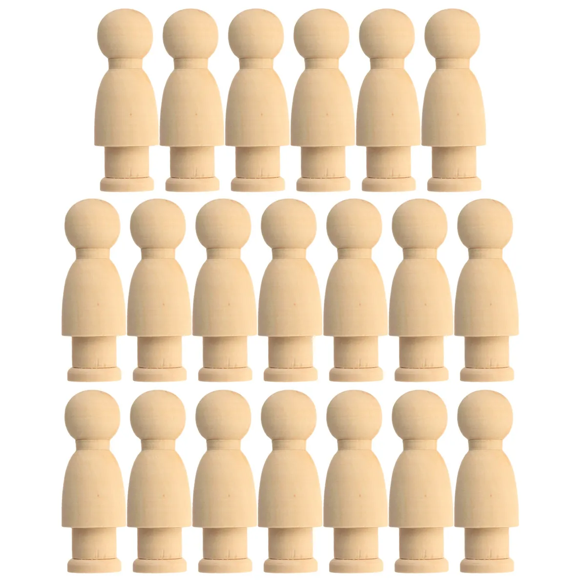 20Pcs Wooden Puppet DIY Set Unfinished Smooth Hardwood Creative Educational Craft for Desktop Decoration Kids Skills Learning
20Pcs Wooden Puppet DIY Set Unfinished Smooth Hardwood Creative Educational Craft for Desktop Decoration Kids Skills Learning