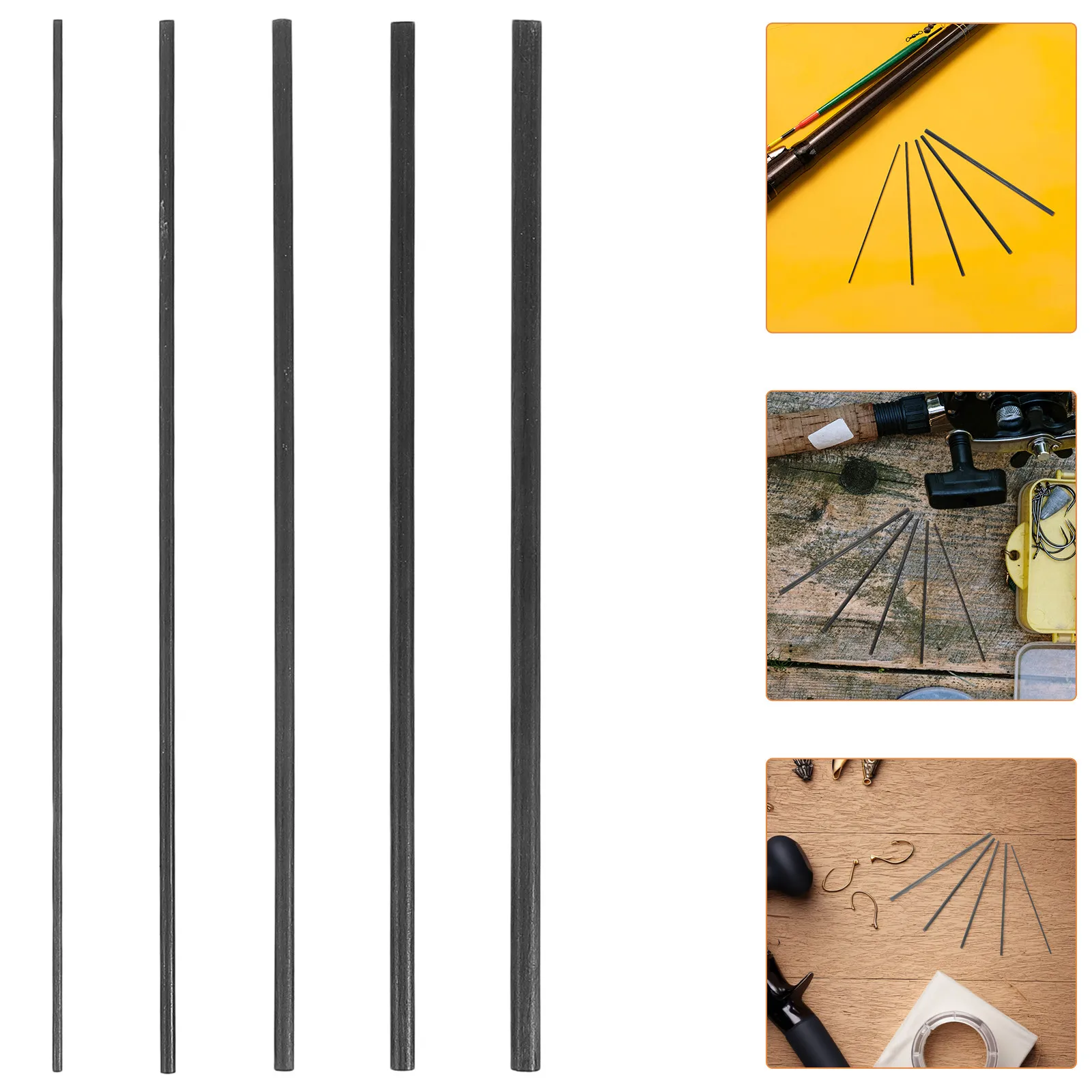 5Pcs Carbon Fiber Fishing Rod Repair Parts for Baitcasting Spinning Sea Rods Replacement Tips Fix Broken Pole Maintenance Gear
5Pcs Carbon Fiber Fishing Rod Repair Parts for Baitcasting Spinning Sea Rods Replacement Tips Fix Broken Pole Maintenance Gear
